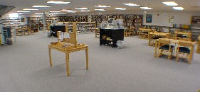 Archer City (TX) ISD K-12 library, high school/middle school section (upstairs)