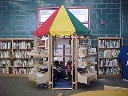 Fleming Elementary, Freeport, TX. Reading kiosk.