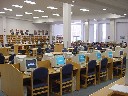 Plano West (TX) High School Library computer area